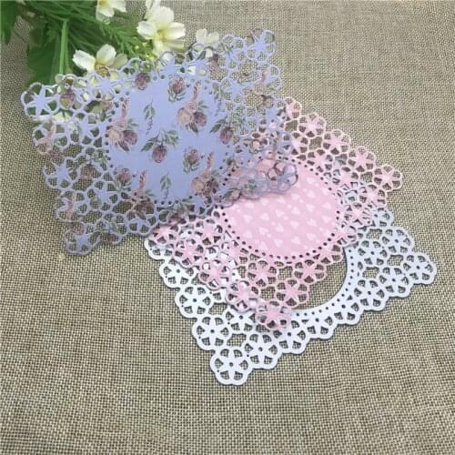 Layered Square Flower Frame Metal Cutting Dies Stencils For DIY Scrapbooking Decorative Embossing Handcraft Die Cutting Template