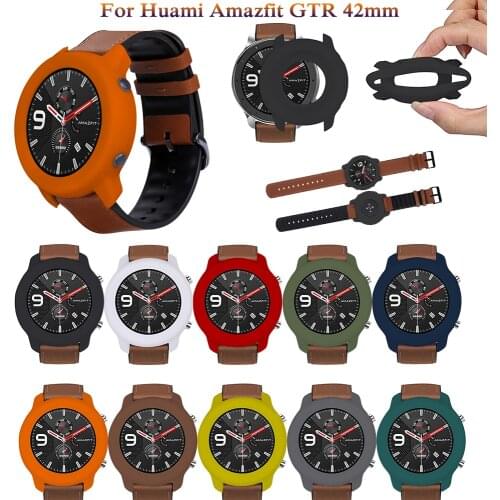 Fashion Silicone Protection Case For Huami Aamzfit GTR 47mm SmartWatch Soft TPU Full Cover Replacement Film Shell Case Protector