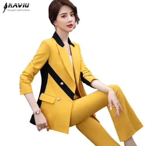 Женские элегантные брючные костюмы NAVIU Elegant and Fashion China At AliExpress