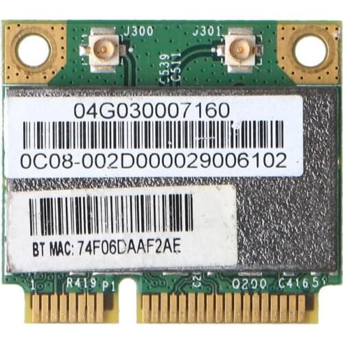 2021 New Wireless Card for Broadcom Bcm94313HMGB AW-NB047H BCM4313 Half Mini Pci-e Wifi Net-work Card with Bluetooth4.0