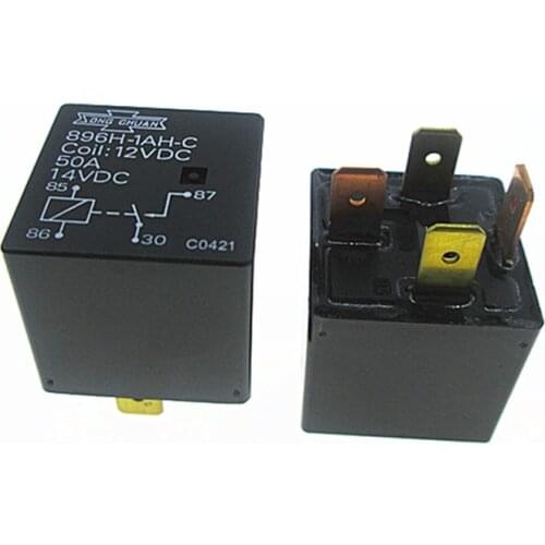 NEW auto ccar 12V relay 896H-1AH-C 12VDC 896H-1AH-C-12VDC 896H1AHC 12VDC DC12V 12V 50A 14VDC 4PIN