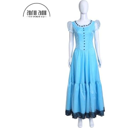 New Arrival Alice Cosplay Costume Alice Long Dress Wonderful For Women Halloween Costume Dress Custom Made