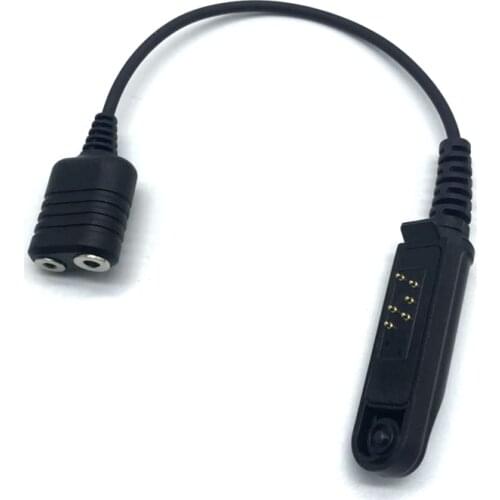 Walkie Talkie Audio Cable Adapter For Baofeng BF-9700 A58 UV-82 UV-5S GT-3WP UV-9R Plus For K Interface 2Pin UV-5R Headset Port