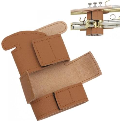 Professional Protective Brown Soft Cover Case for Trumpet Synthetic Leather Musical Instruments Accessories