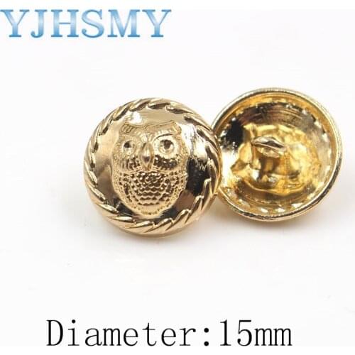 YJHSMY A-19512-557,10pcs/Lot 15mm,High quality metal buttons,cardigans,coat buttons,DIY material the garment accessories
