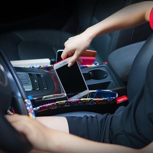 CHSKY Car-styling Seat Crevice Storage Box Car Organizer Seat Gap Auto Gap Pocket Stowing Tidying Storage Bags Case Accessories