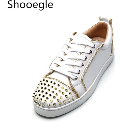 Мужские кожаные кроссовки SHOOEGLE China At AliExpress