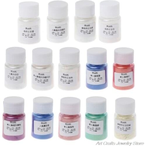 Resin Dye Powder Mica Pearl Pigments Colorants Crystal Mud Resin Jewelry Making F05 21 Dropshipping