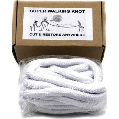 Super Walking Knot - White Magic Tricks Magician Stage Illusion Funny Gimmick Mentalism Classic Toys Cut Rope Restore Magic