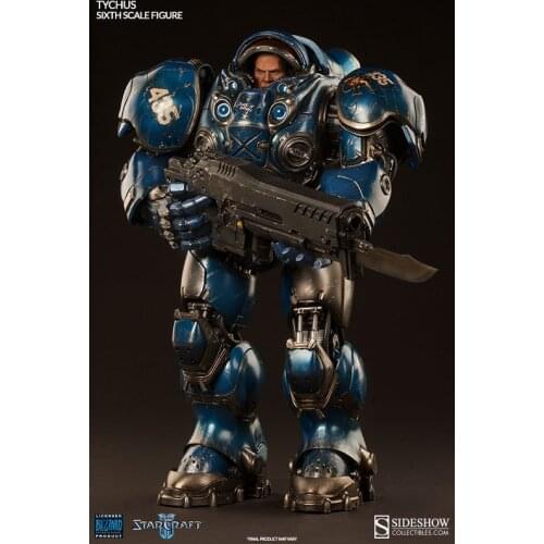 24cm Super movable StarCraft 2 dc Storm Hero Terran Marines Thai Keith Finley Joints Cute Cartoon figure model toys Garage Kit
