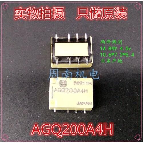 5Pcs/Lot Relay Agq200A4H Agq200A4Hz 4.5V New And Original