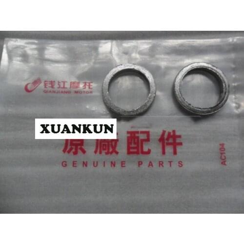 XUANKUN Motorcycle Accessories QJ150J Exhaust Pipe Mat CBT125 Muffler Interface Pad