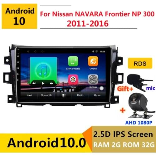 Android 10 car radio auto stereo for Nissan NAVARA Frontier NP 300 2011-2016 navigation GPS DVD Multimedia Player
