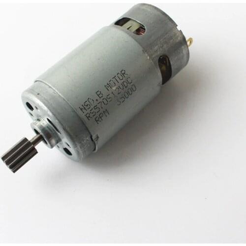 RS570 12V / 6V DC Motor For Children Electric Car, Kids Ride On Car Electric Motor rs570 Gear Box Engine with gear