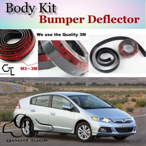 For HONDA Insight ZE HYBRID Bumper Lip / Front Spoiler For TopGear Car Tuning / TOPGEAR Body Kit + Strip Skirt