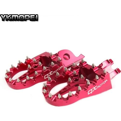 Billet Foot Pegs Footrest For CR CRF 125 250 150R 250R 250X 250M 250L 450R 450X Motor Dirt Bike MX Motocross Free Shipping 2 ord