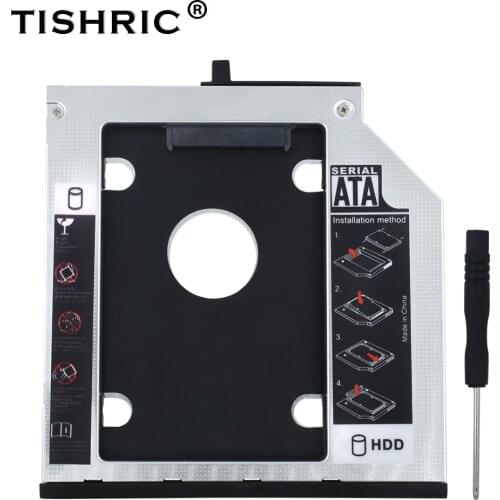 TISHRIC 9.5mm SATA 3.0 HDD Caddy Case Box HDD 2.5 SSD Case Enclosure For Lenovo ThinkPad T400s T400 T410 T410s T420sT430s T500