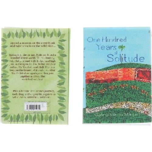 6Pcs/set 1:12 Dollhouse Miniature Book Model Notebook Doll House Study Decor