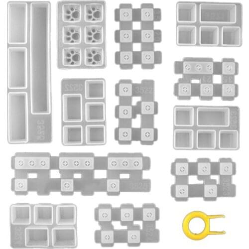 Keycap Molds Silicone Kit,Handmade Crystal Resin Molds for Key Caps of Gaming Keyboards Mechanical DIY with Key Puller