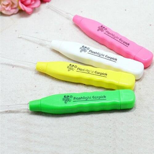2021 New Safe Cleaning Tool Luminous Baby Care Ear Syringe Tweezers Infant Daily Household Safety Picking Tools