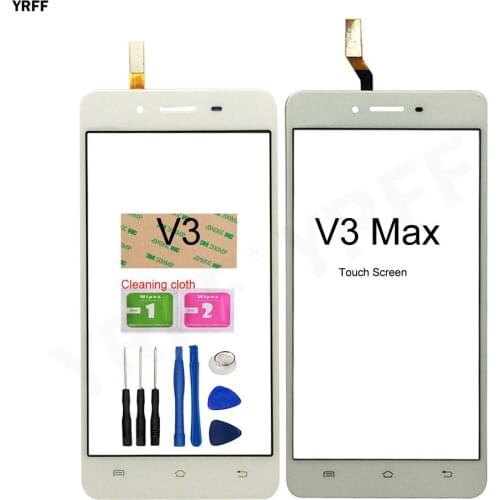 Touch Panel Sensor For Vivo V3 Max Touch Screen Digitizer 5.5'' V3 Front Outer Glass Sensor Panel Replacement Assembly Parts