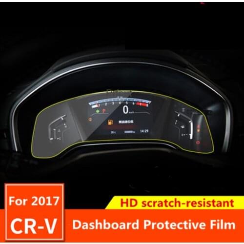 For Honda CR-V CRV 2017 2018 2019 2020 Car Dashboard sticker Screen protective film Instrument desk Protector Film accessories