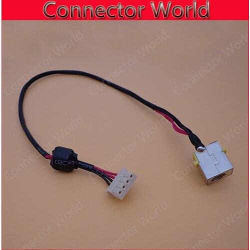 1-20pcs/lot DC POWER JACK HARNESS PLUG IN with CABLE FOR ACER TravelMate 8572 8572G 8572T 8572TG