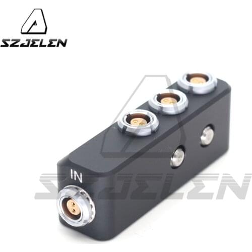 1 to 3 0B 2 pin Female Hub Adapter Splitter for ARRI/RED/SONY Camera Power Supply Distributor, three way splitter