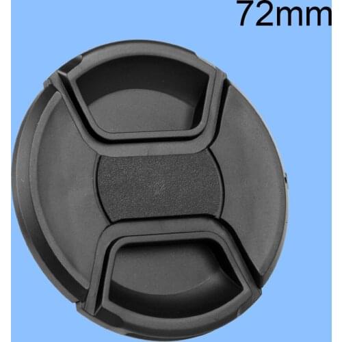 100 Pieces 72mm Camera Lens Cap Cover For Canon Nikon Sony Leica Samsung Pansonic Fujifilm Yongnuo Pentax Olypums Sigma Tamron