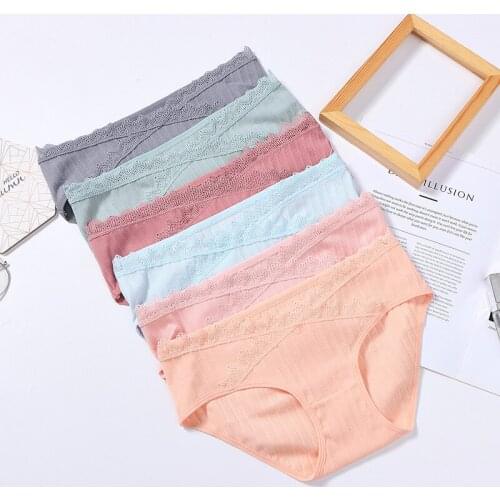 2Pcs Maternity Womens Panties Soft Cotton Pregnant Women Breathable Underpants Pregnant Women Underwear Intimates Briefs