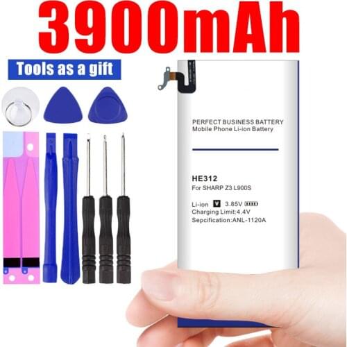 3500mAh HE312 New Replacement Battery For SHARP Z3 L900S FS8009 High Quality