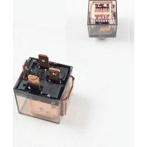 Car Automotive Truck 12V 12 Volt DC 80A AMP SPST Transparent Relay 4Pin 4 Pins 4P Sales (20pcs)/lot