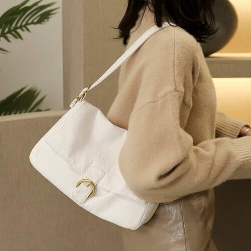 Brand Luxury Designer Handbag Soft PU Leather Women Tote Bag Casual Shoulder Bags for Women 2021 New Purses And Handbags Sac