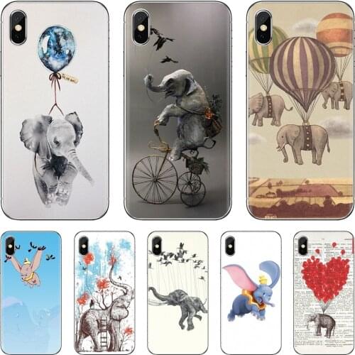 Flying Hearts Elephants For Samsung Galaxy A3 A5 A7 A9 A8 Star Lite A6 Plus 2018 2015 2016 2017 Soft TPU Silicone Case