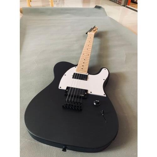 Black and dumb point, high quality white maple fingerboard electric guitar, live guitar signature electric guitar free sh