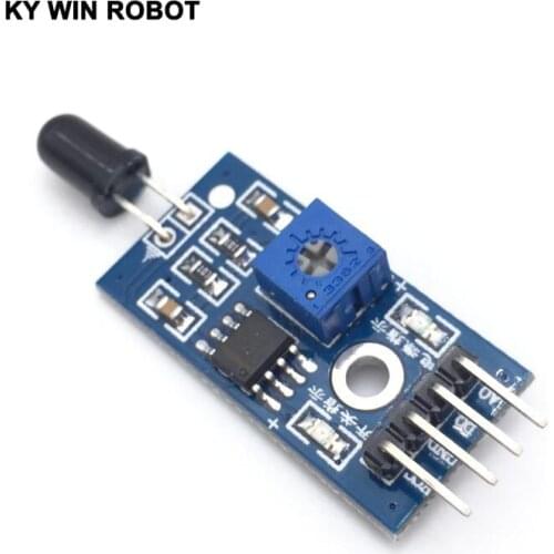 IR Infrared 4 Wire Flame Detection Sensor Module IR Flame Sensor Module Detector Smartsense For Arduino