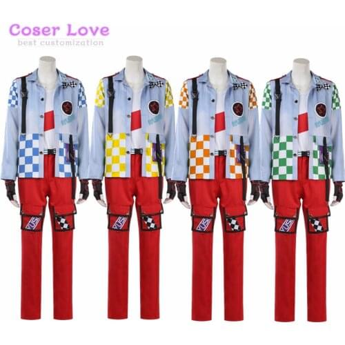 Ensemble Stars Motor Show SPP Takamine Midori Shinkai Kanata Morisawa Chiaki Sengoku Shinobu Cosplay Costume Halloween Clothing