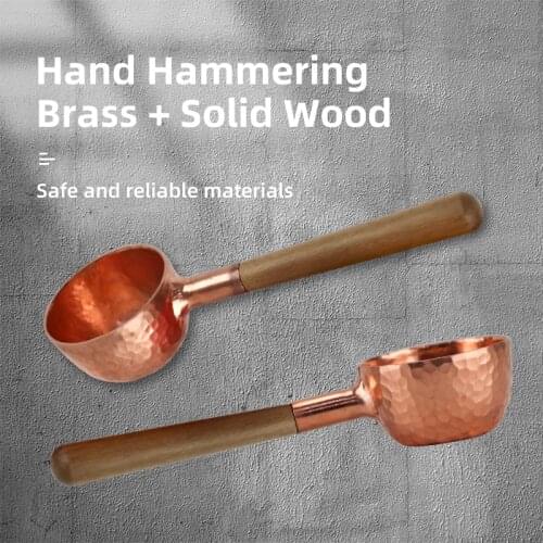 Creative Kitchen Products Copper Coffee Scoop, Copper Coffee Measuring Spoon, Coffee Scoop New