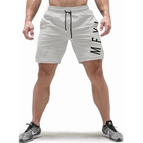 Summer new sport casual fitness shorts muscle Male leisure breathable quick dry slim pants running training Track Pants