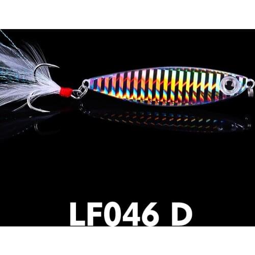 LF045 7g10g15g20g30g Metal Spinner Jig Hard Bait