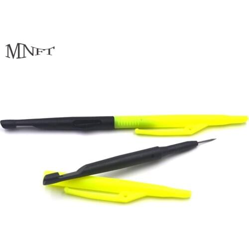 MNFT 2PCS Fly Fishing Hook Tying Tool Plastic Hook Remover Disgorger Knot Picker