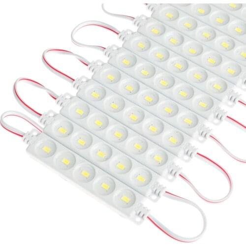 100PCS 1.2W UL Listed 5 LEDs LED Module lighting IP66 DC 12V waterproof LED module super bright LED lamp module for text ads