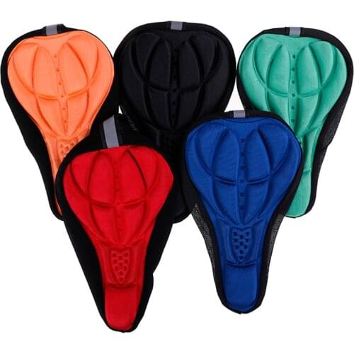 Bicycle Saddle 3D Soft Bike Seat Cover Comfortable Foam Seat Cushion Cycling Saddle for Bicycle Bike Accessories