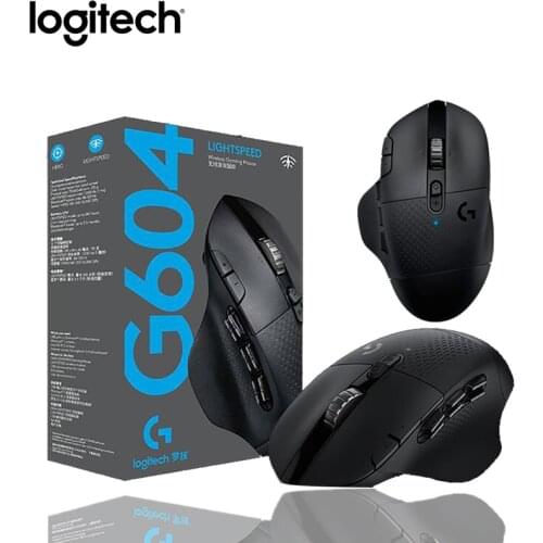 Logitech G604 LIGHTSPEED WIRELESS GAMING MOUSE 16000DPI Hero Sensor 15 PROGRAMMABLE CONTROLS 16K Sensor for gamers overwatch LOL