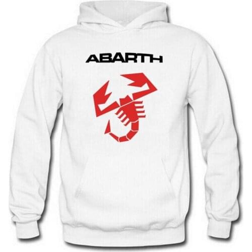 2021 New Fashion Hoodies Men Abarth Car Logo Print Sweatshirt Spring Autumn Hoodie hip hop Casual Hoody Fleece tracksuit