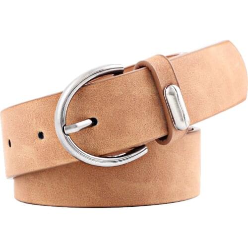 Women Belt 2019 New Wide Suede Leather Waist Belt Female Casual Ladies Pin Buckle Belts For Women Dresses Belts