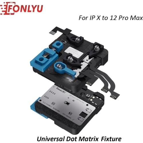 Qianli Universal Dot Matrix Repair Fixture For 12 11 Pro Max X XS MAX Face ID Front Camera Repair Holder With Intelligent Light