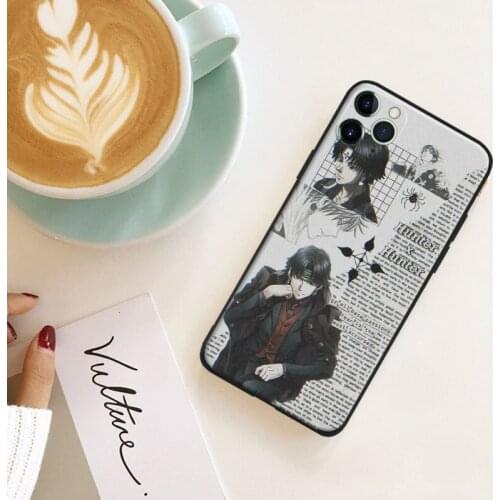 Kulolo Lushilufelu Hunter X Hunter Silicone for IPhone Se 6 7 8 Plus X XR XS 11 12 Mini Pro Max Glass TPU Phone Case Cover Shell