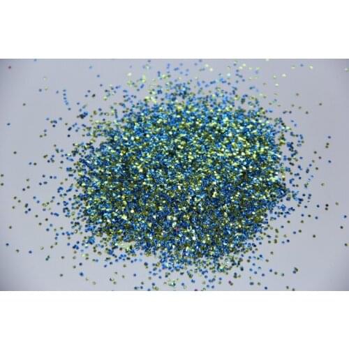 Blue Yellow Tints Shining Nail Glitter Hexagon Powder Shape for Nail Art Decoration&Glitter Christmas Crafts