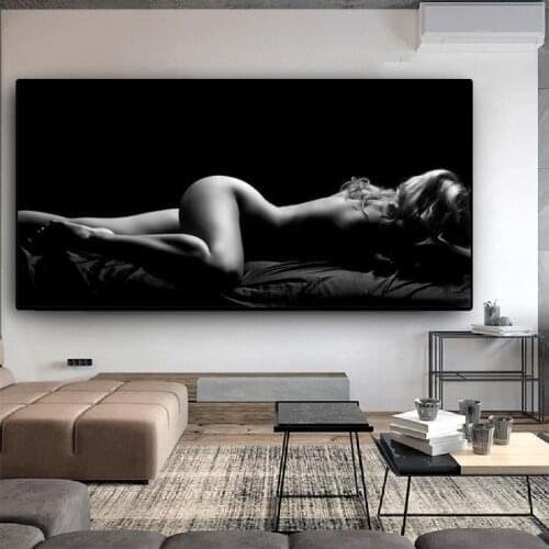 Modern Portrait Sexy Body Nude Women Canvas Paintings Poster and Prints Cuadros Wall Art Picture for Living Room Home Decoration